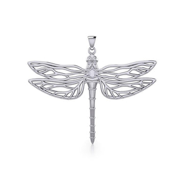 Break Away with the Dragonfly Silver Pendant TPD5383 - Jewelry